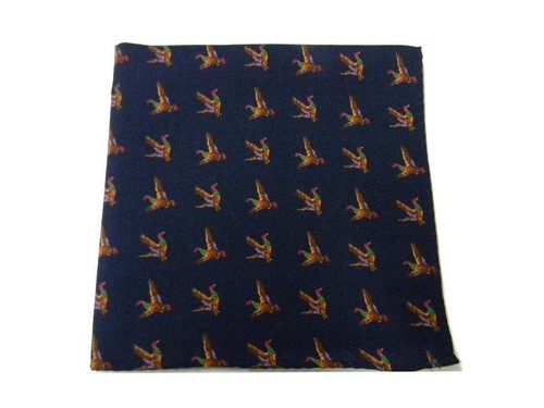 Pochette lana uomo - , blu