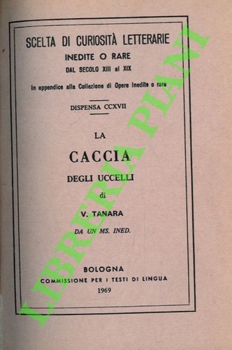 Tanara vincenzo la caccia - -,