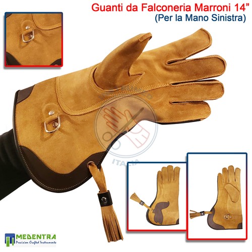 Guanti falconeria pelle - guanti,