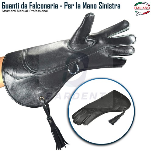Guanti falconeria pelle - da, in